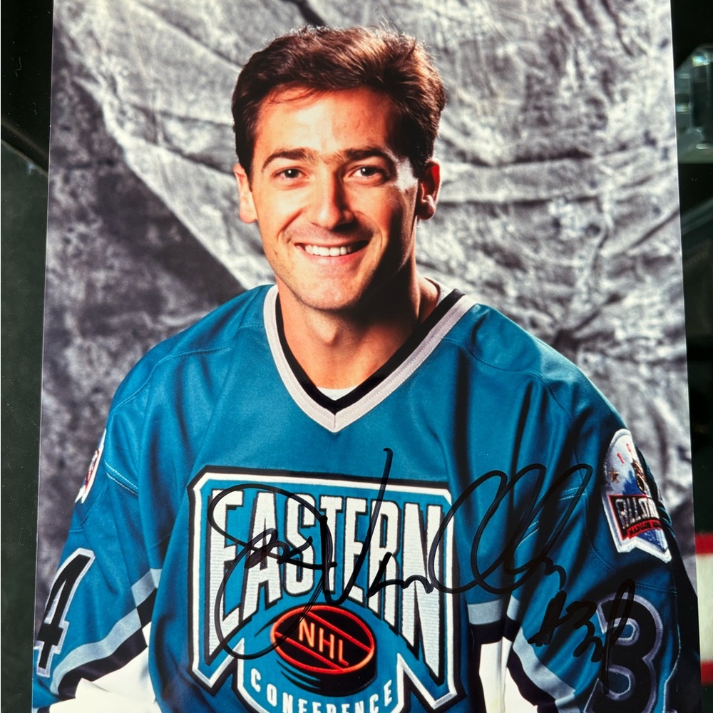 Signed autograph photo of John Vanbiedbrouck from the Florida Panthers